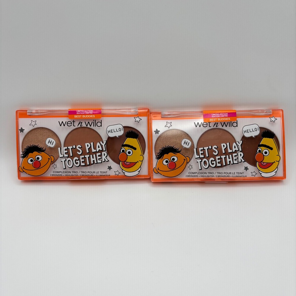 Wet n Wild Best Buddies Complexion‎ Trio Bronzer Highlighter Palette x2